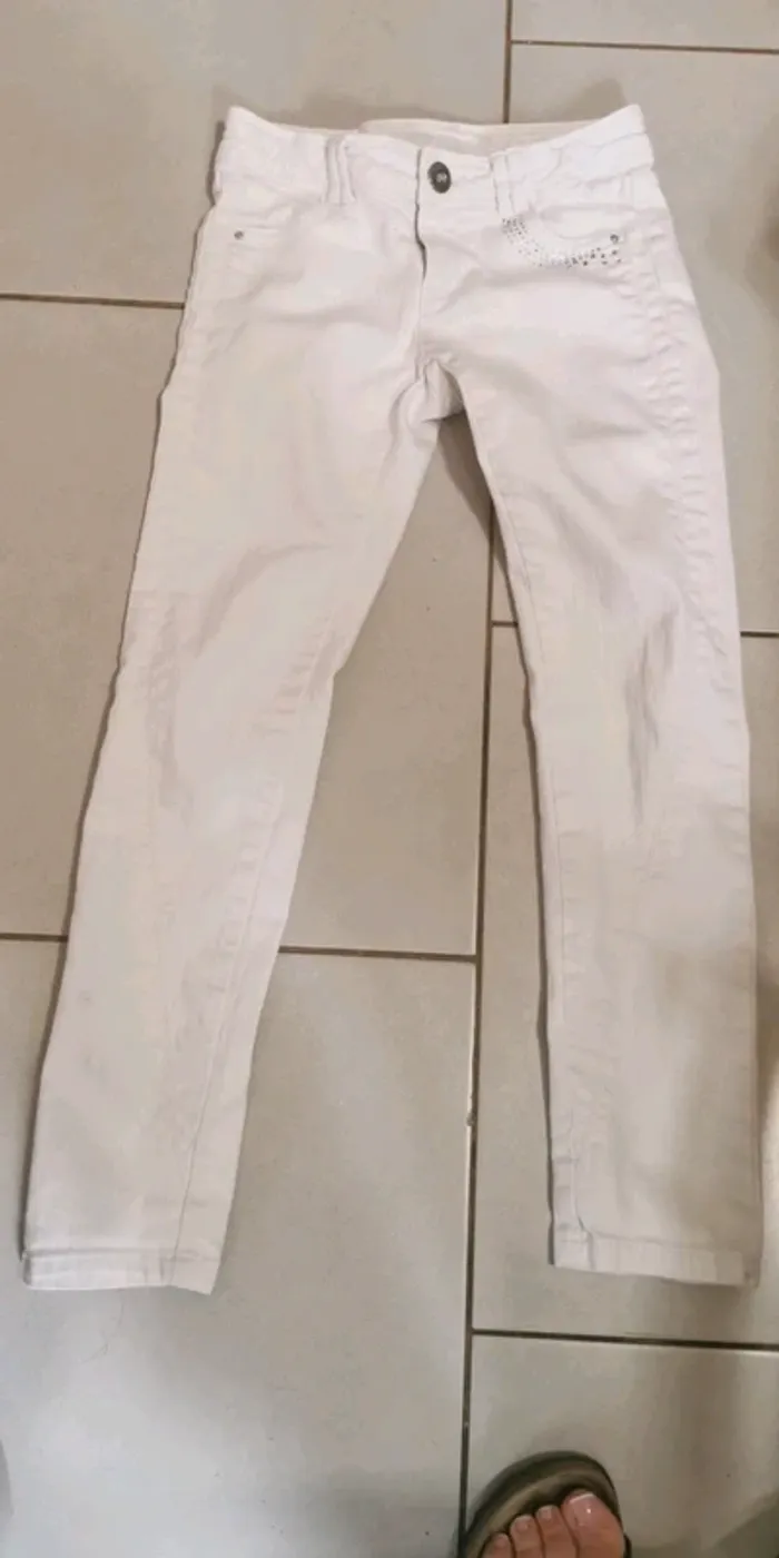 Jean blanc zara