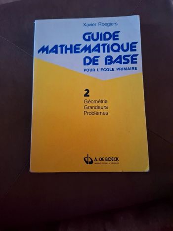 Guide mathématique de base pour l'école primaire tome 2
