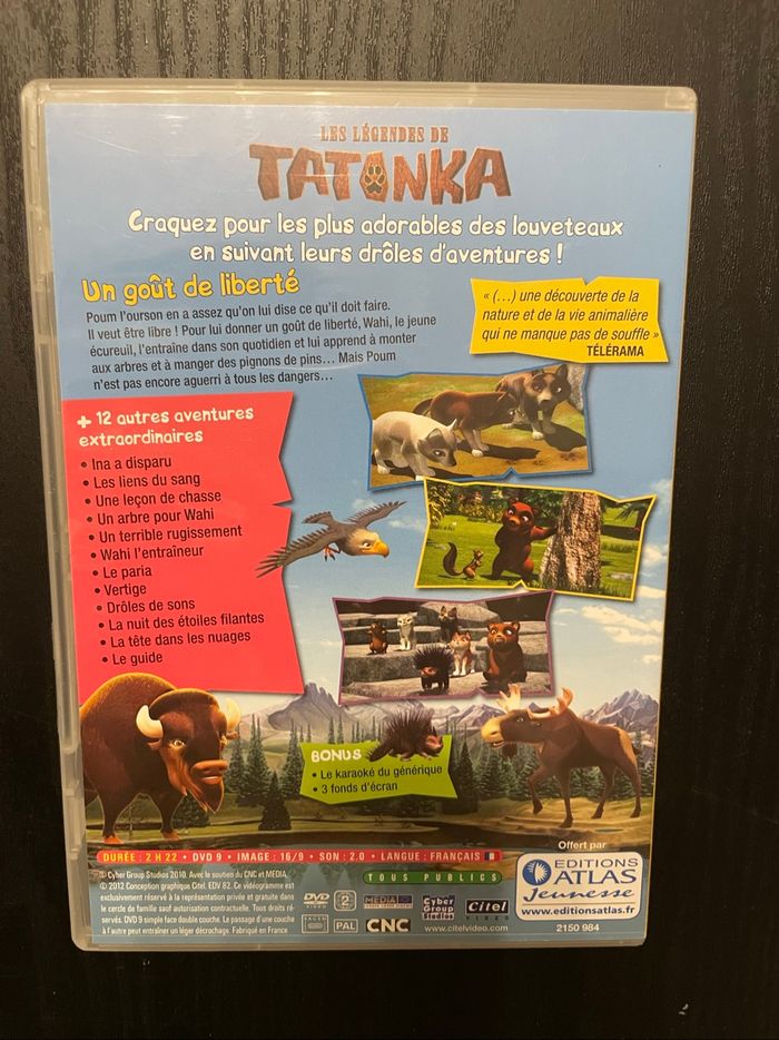 DVD Les légendes de Tatonka - photo numéro 3