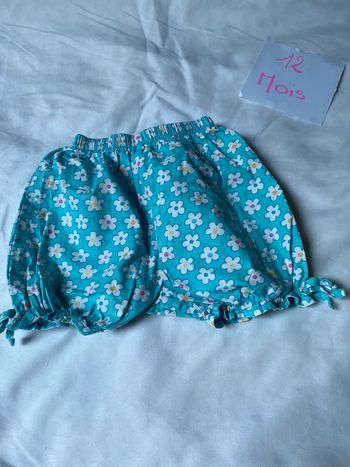 Short 12 mois fille