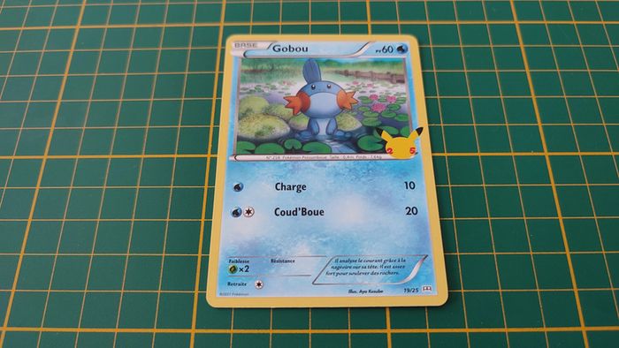 19/25 Carte Pokémon Gobou 19/25 holographique Promo McDonald's 2021 25 ans #B91