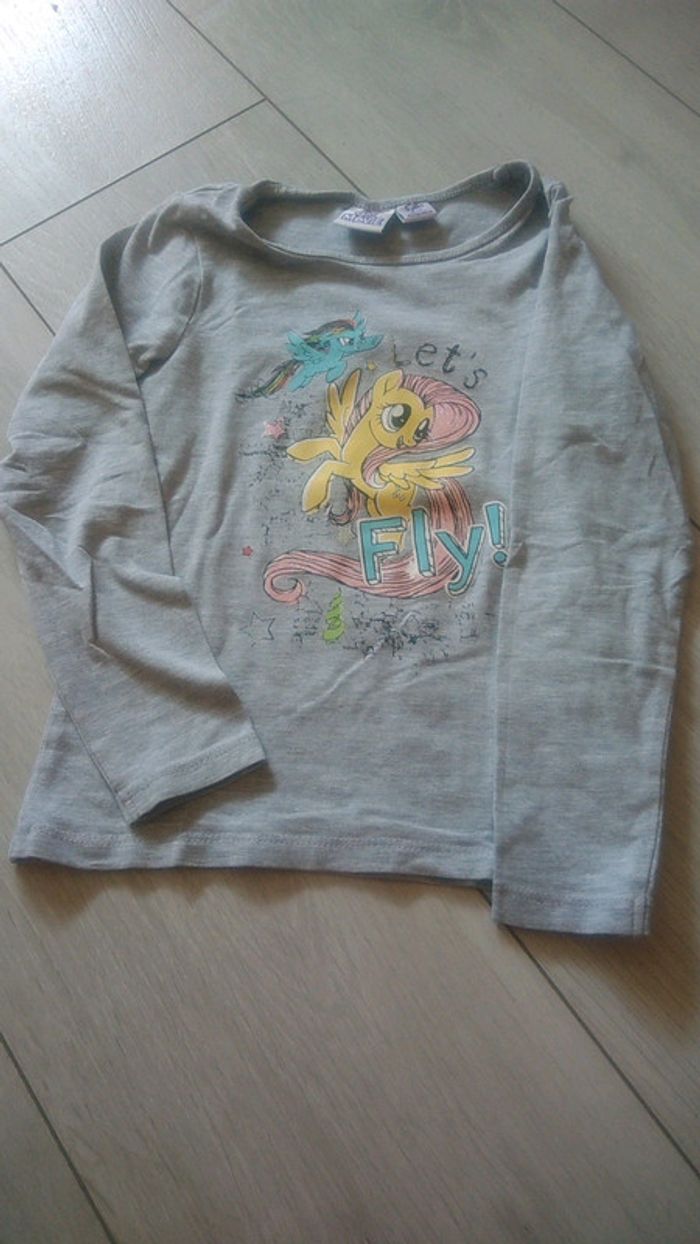 Tee shirt min petit poney 5 ans