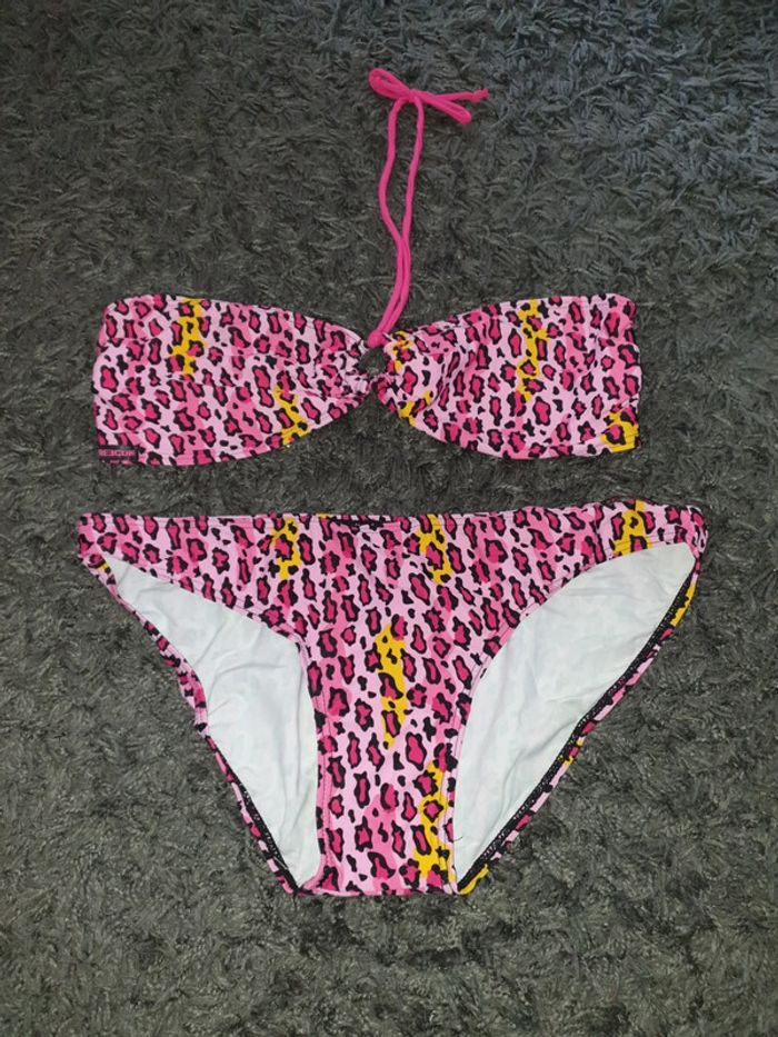 Maillot léopard 2pièce freegun