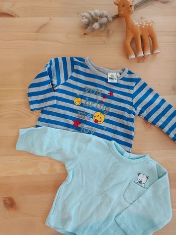 Lot tee shirt 1 mois