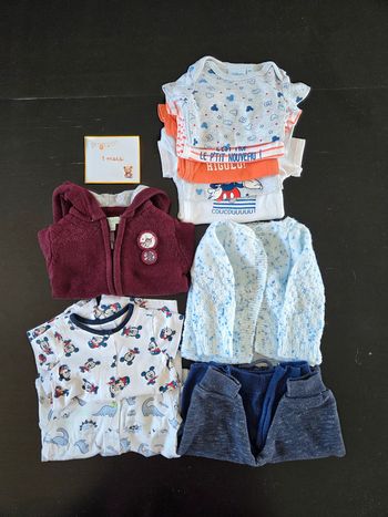 Lot habits garçon 1 mois