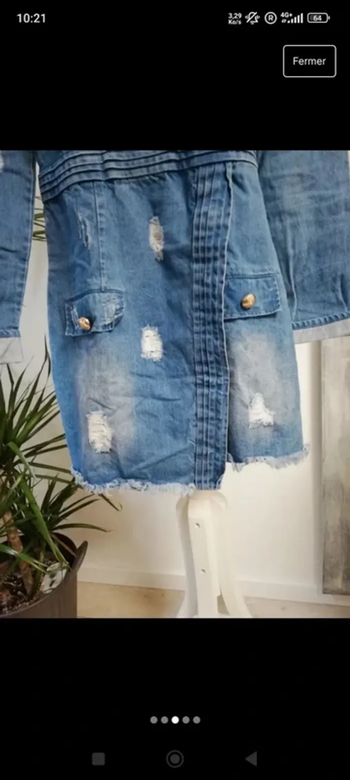 Magnifique robe jeans sexy - photo numéro 3
