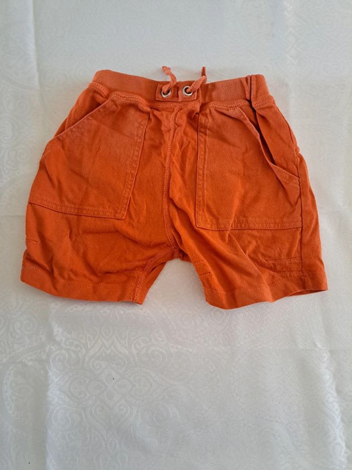 Ensemble bodie sans manche débardeurs et short 12mois petit bateau - photo numéro 7