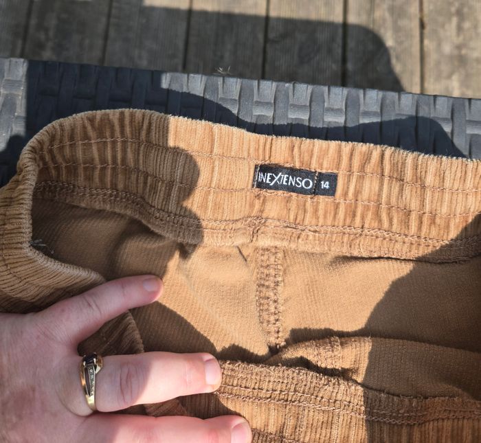 pantalon velour cotelé in extenso taille 14 ans - photo numéro 2