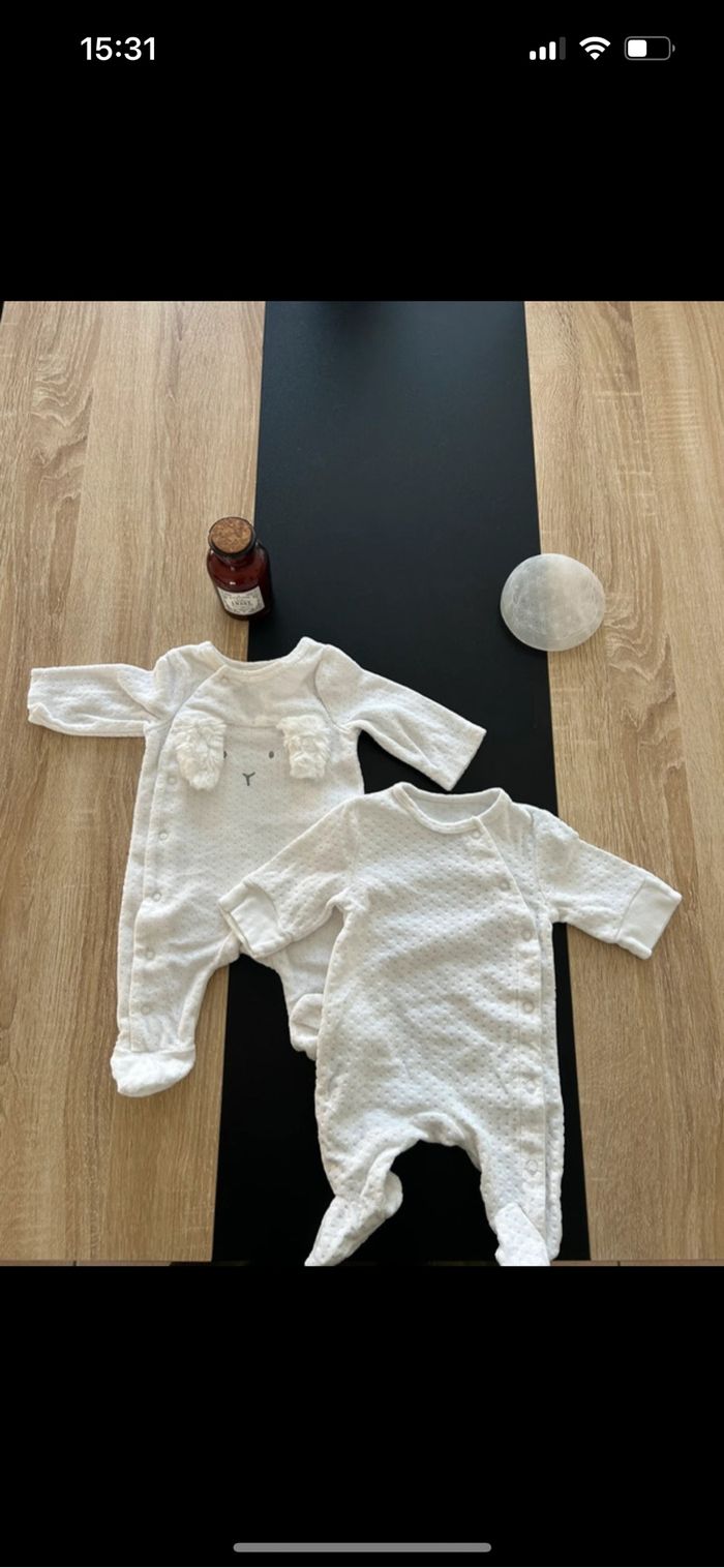 Lot de 2 pyjamas mixte