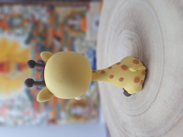 Jouet ou déco de gâteau thème jungle girafe - photo numéro 4