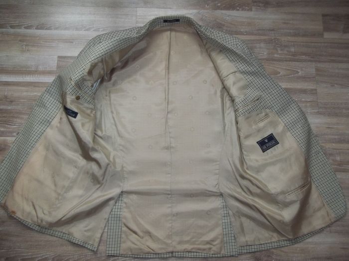 Veste à carreaux beige De Fursac - photo numéro 3