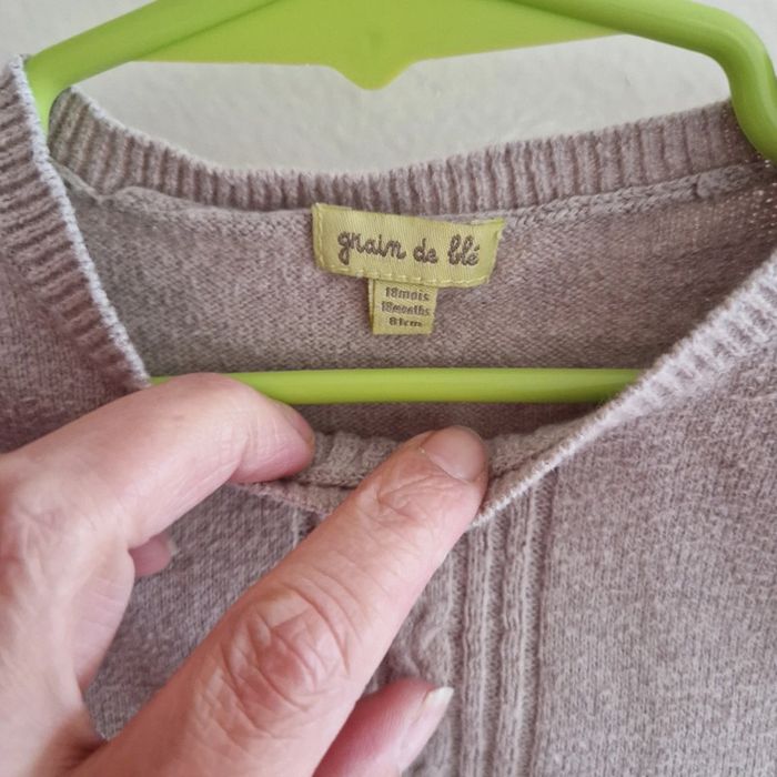 18 mois robe beige - photo numéro 3