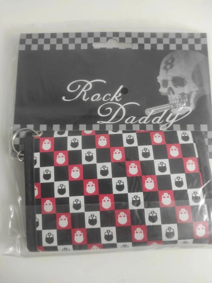 Porte feuille gothique avec chaîne rock Daddy neuf - photo numéro 3