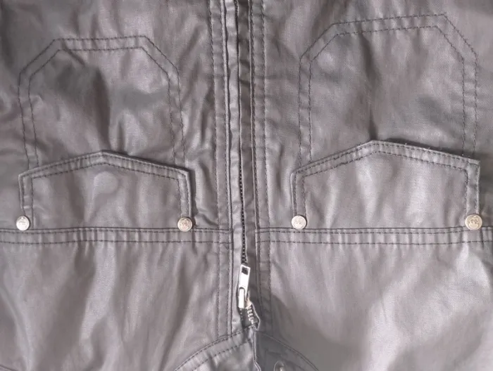 Veste jean huilé 12 ans - photo numéro 4