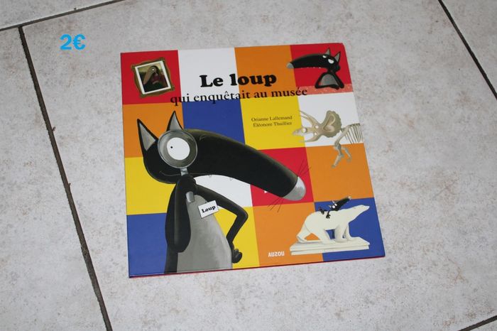 Livre Le loups qui enquêtait au musée