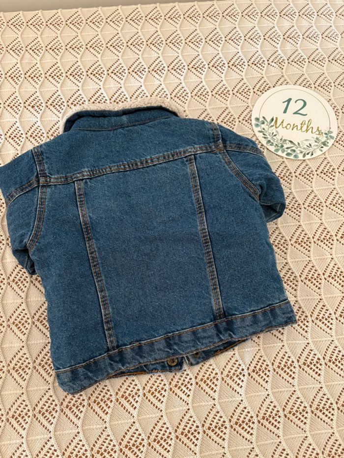 Veste en jean bébé 12 mois - photo numéro 2