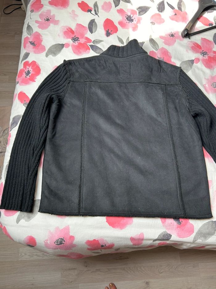 Veste bi matière - photo numéro 4
