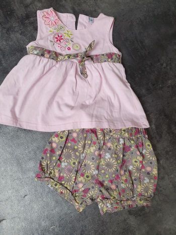 Ensemble été bébé fille 18 mois très bon état