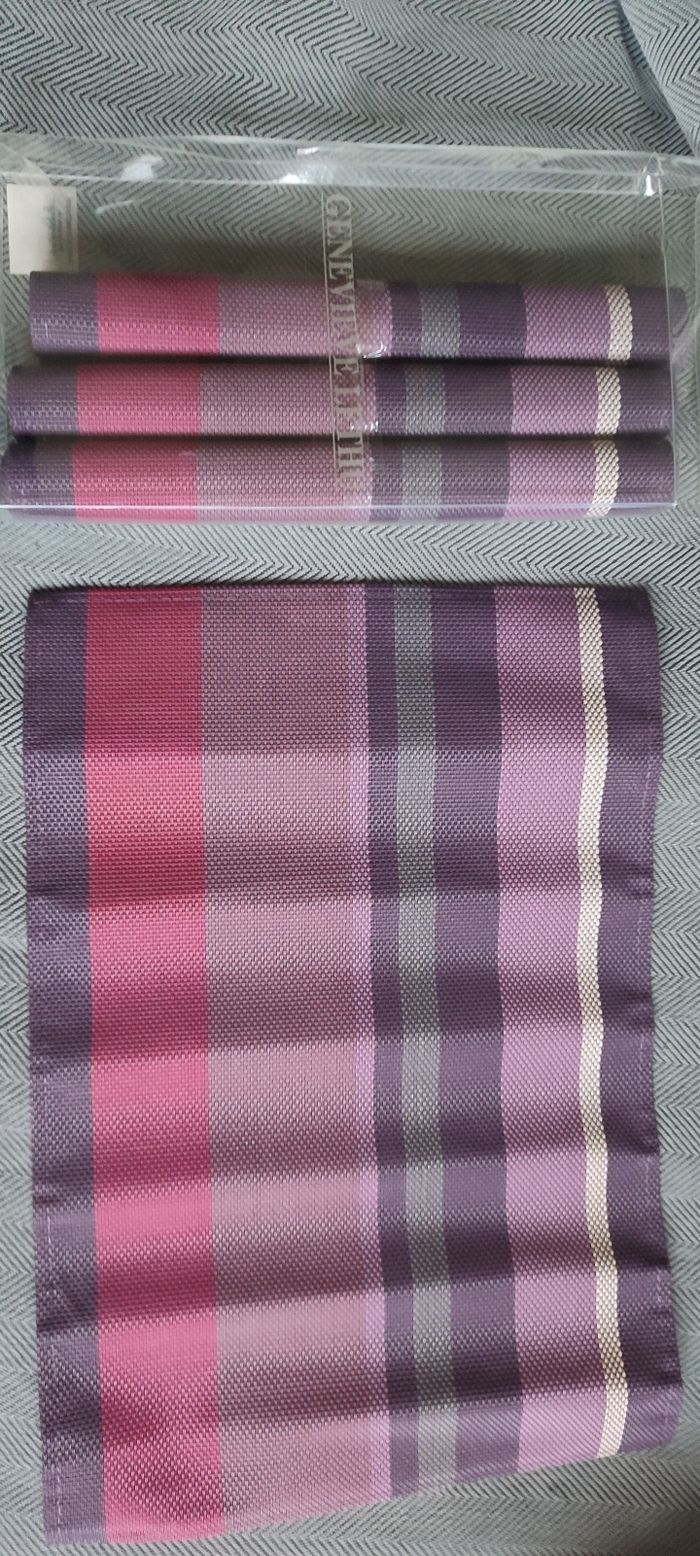 Lot de 4 sets de table Geneviève LETHU - photo numéro 2