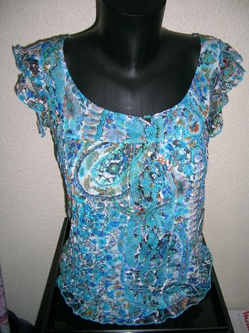 haut doublé à motifs style dentelle Taille 1 neuf