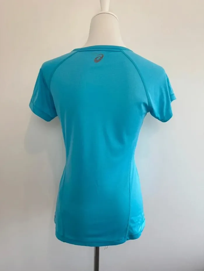 T-shirt de sport Asics bleu taille S super état - photo numéro 5