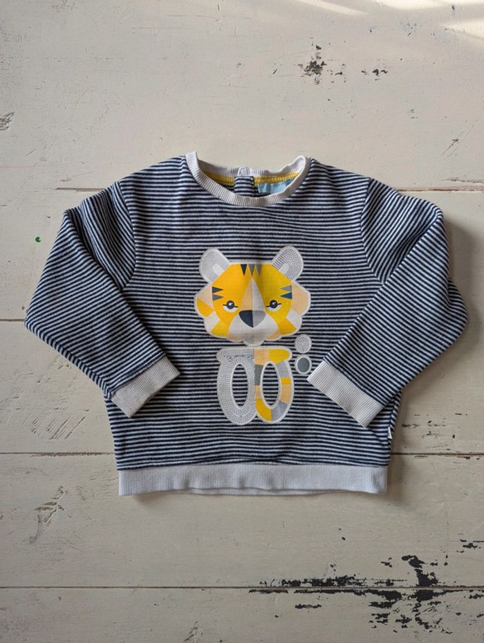 Lot de 2 sweats bébé Obaïbi - 86 cm - photo numéro 7