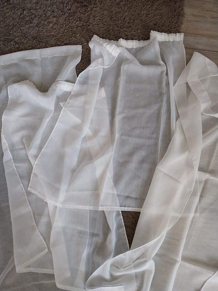 Lot de rideaux voilages vintage - photo numéro 3