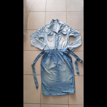 🌺 ROBE Bi matière