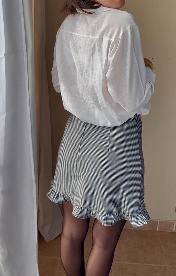 Jupe pied de poule t36 Mango - très bon état - photo numéro 5