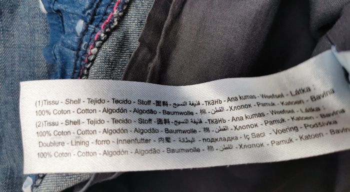 Robe 👣 jean léger, Broderies, orchestra, 18 mois - photo numéro 15