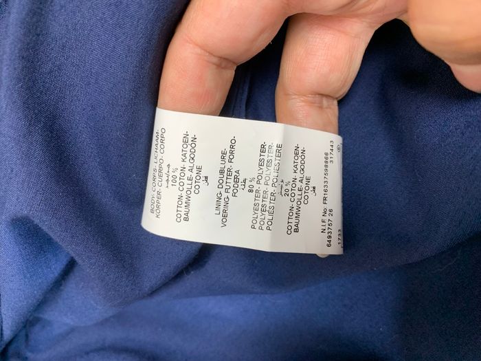Veste légère avec broderie anglaise - taille 38 - neuf - photo numéro 7