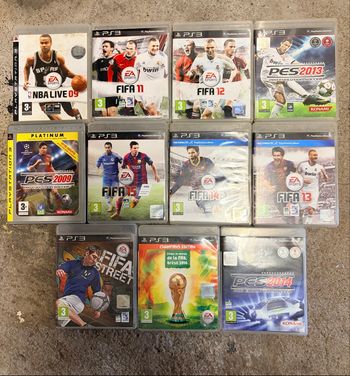 Jeux ps3 fifa lot 