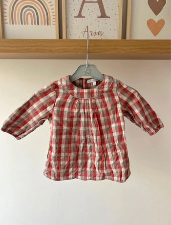 Blouse à carreaux Kitchoun