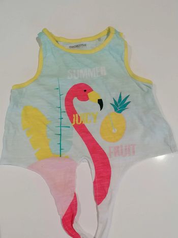 Débardeur court à noué T 3 ans 👧🏻