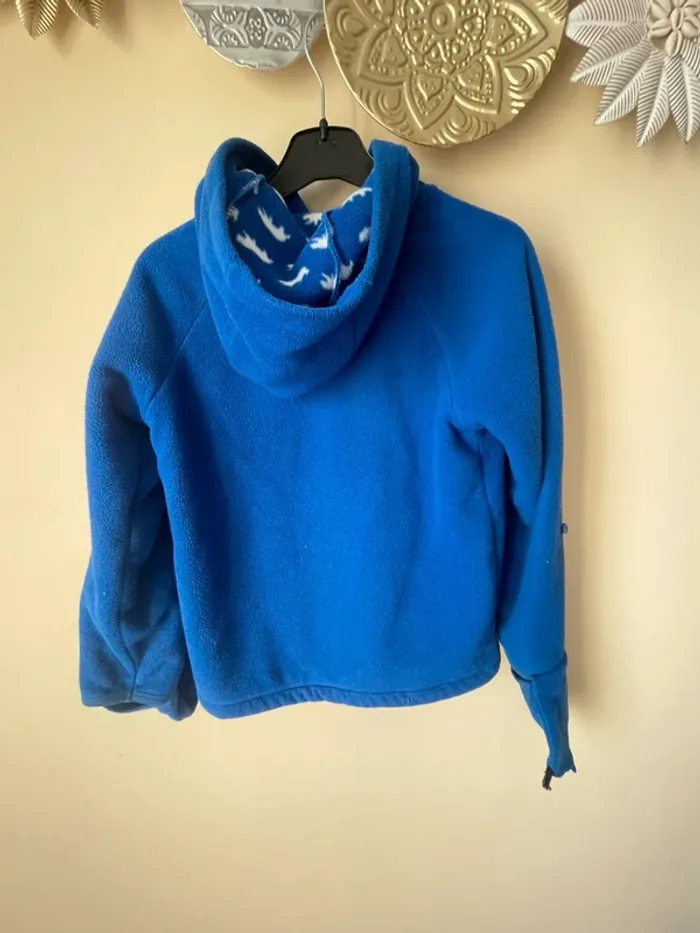 Veste bleue ours polaire - photo numéro 2