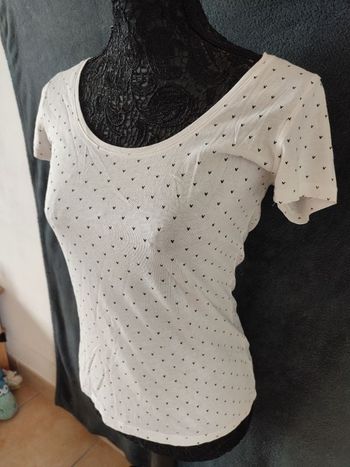 T-shirt blanc taille 38