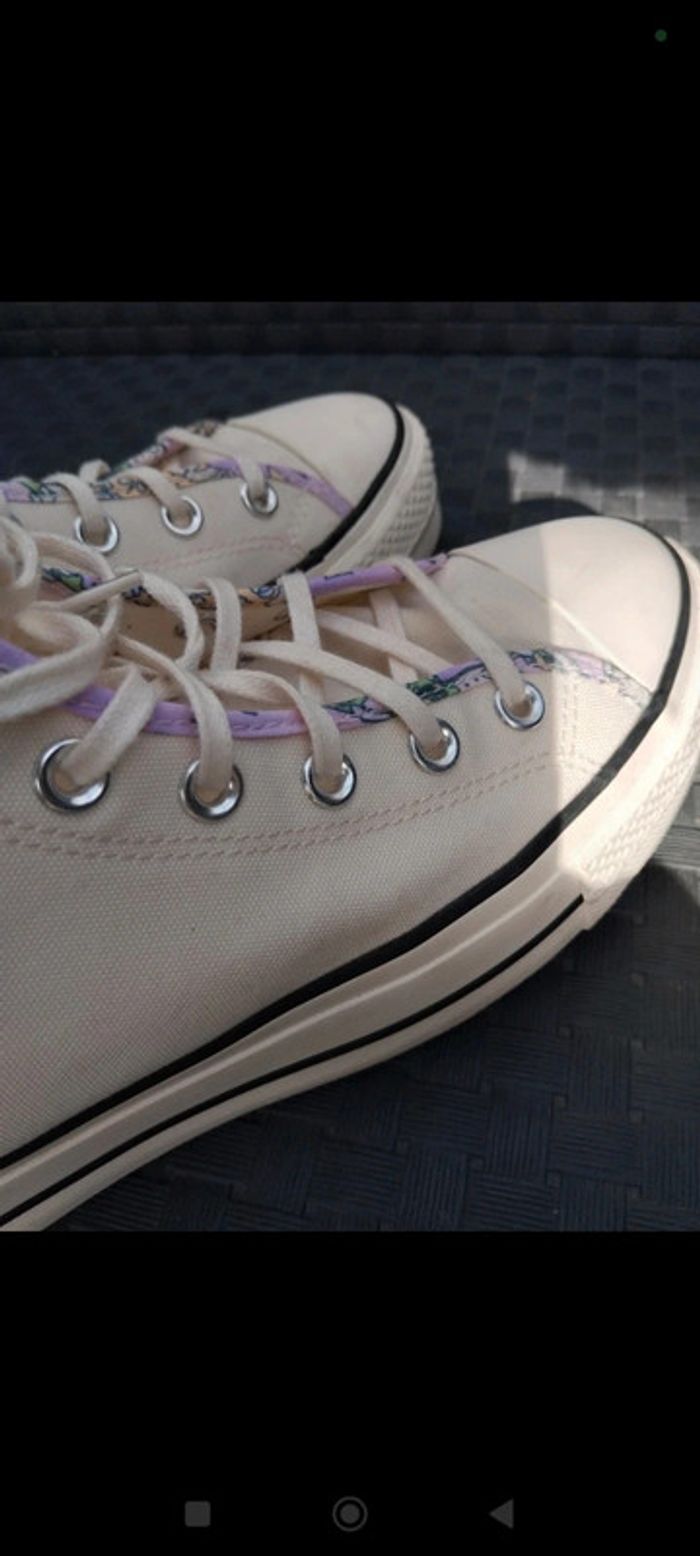 Converses blanches all star - photo numéro 6