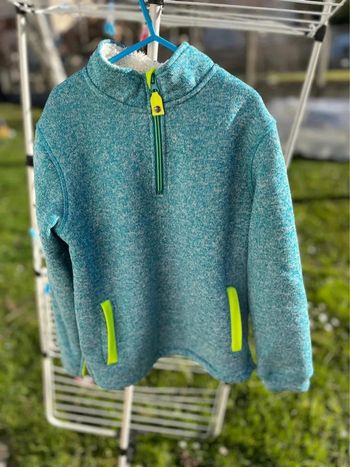 Pull Turquoise Foncé DPAM Taille 10 ans