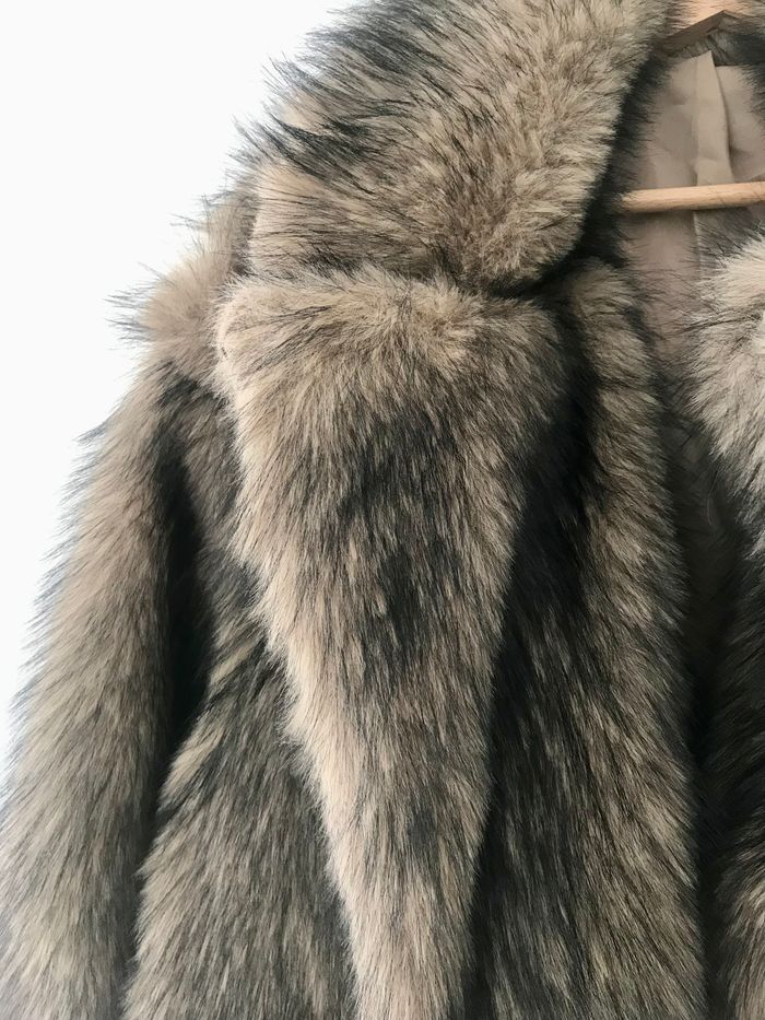 Manteau Fausse Fourrure Doux et Chaud - Taille M - photo numéro 3