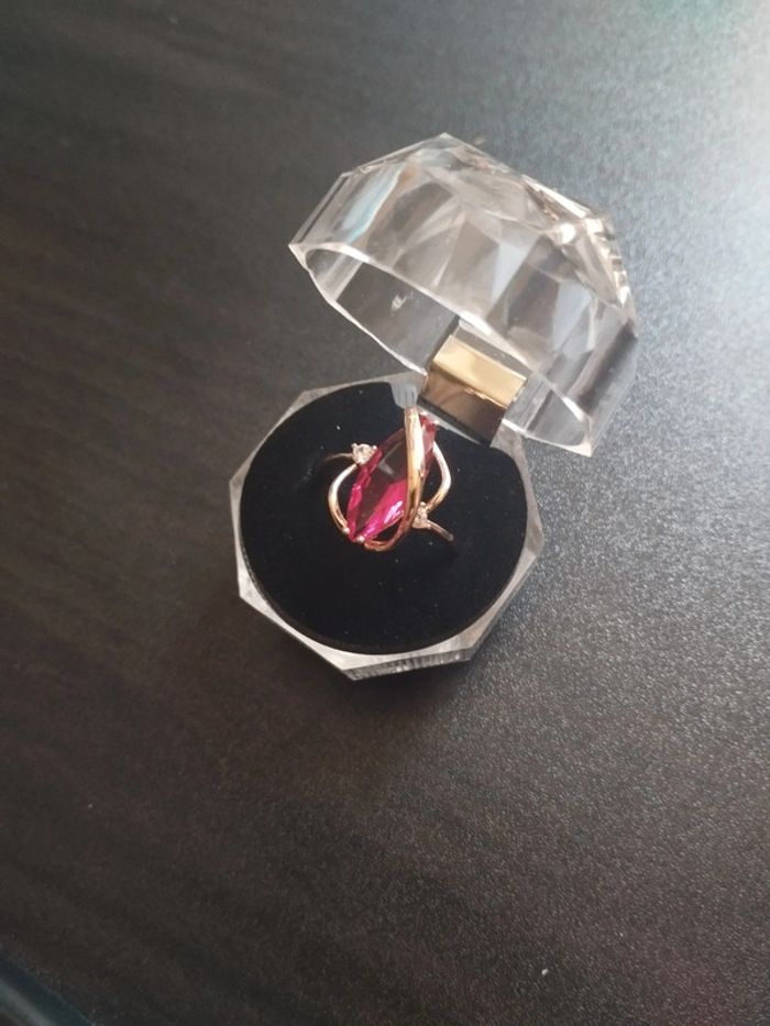 Bague vintage Marquise avec coffret cadeau - photo numéro 3