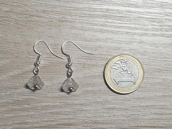 Ravissantes b o vintage neuves fait main fleurs crochets hypoallergeniques