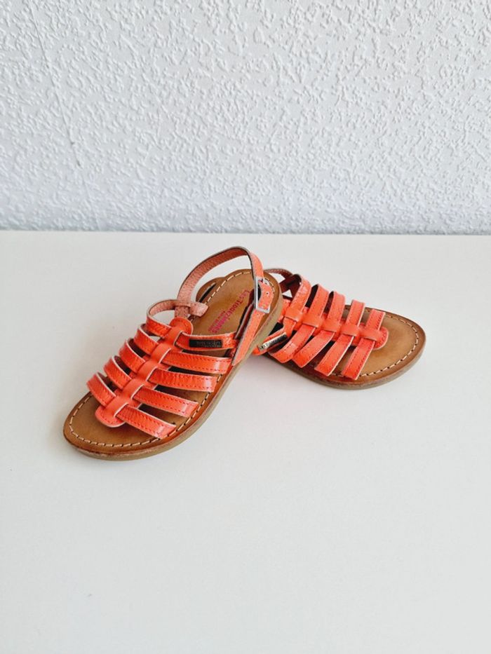 Les Tropeziennes par Belarbi - Sandales spartiates - Corail - 25 - photo numéro 2