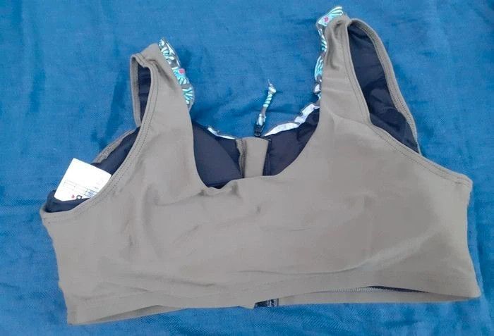 Haut de maillot de bain zippée post opératoire 100D - photo numéro 2