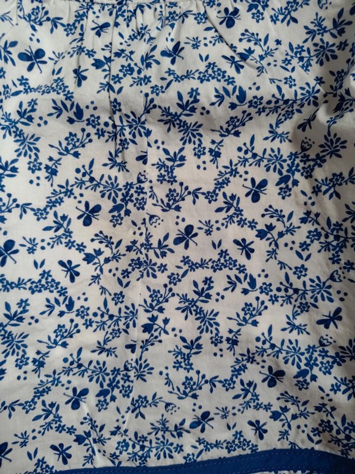 Blouse bleu papillon - photo numéro 2