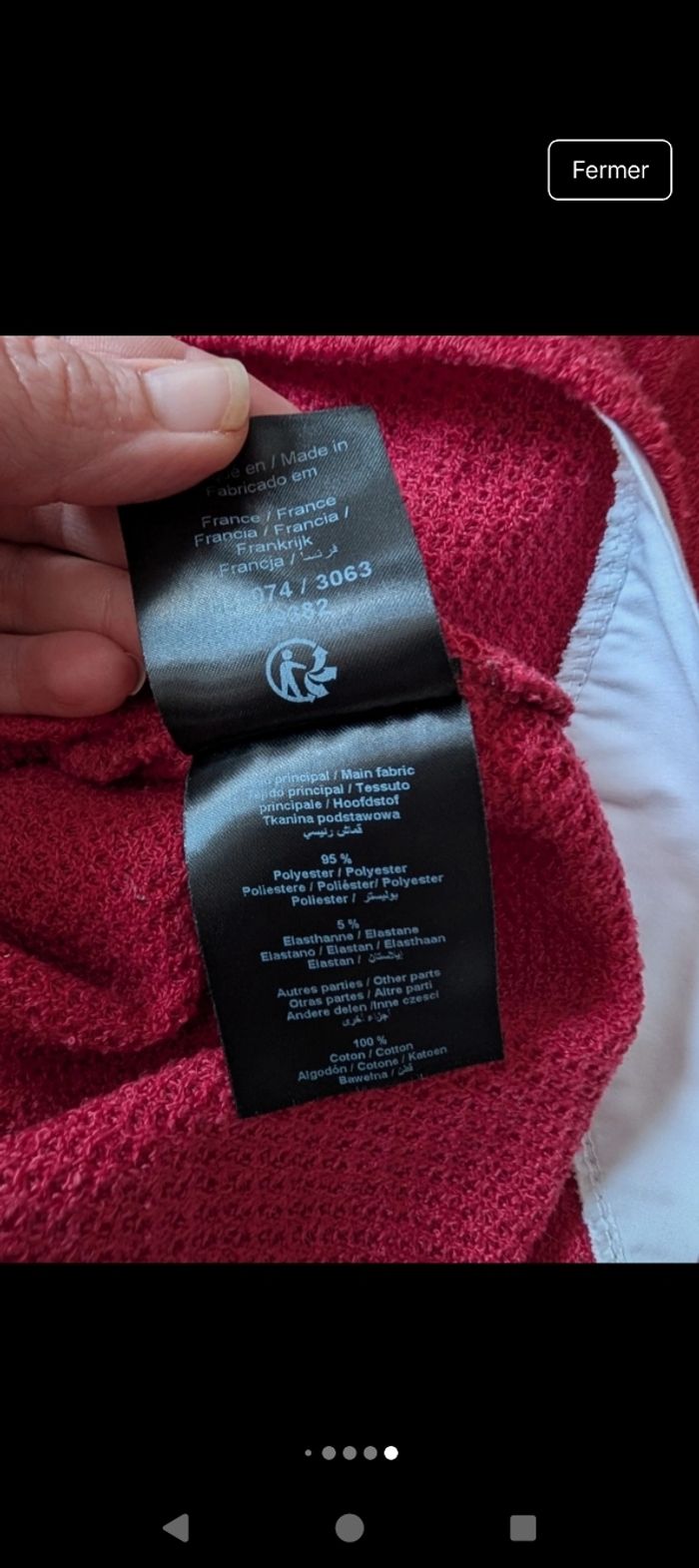 Très joli pull breal taille 36 couleur framboise en parfait état - photo numéro 7