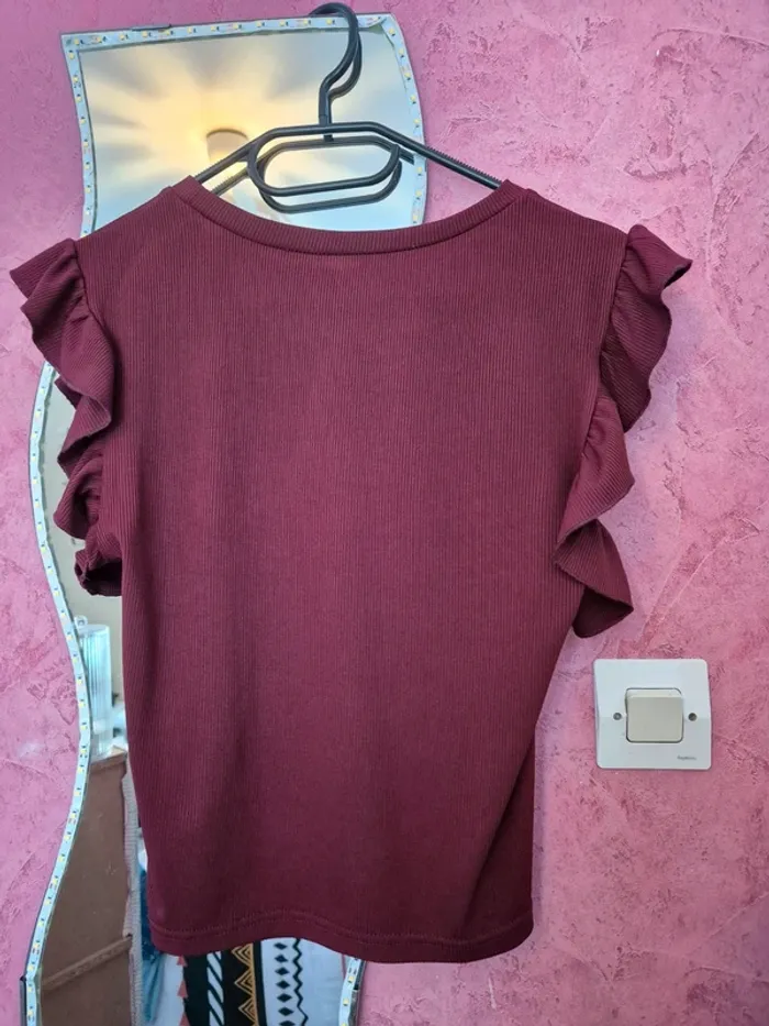 T-shirt rouge Shein - photo numéro 2