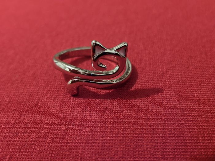 Bague 2 en 1 chat - photo numéro 2