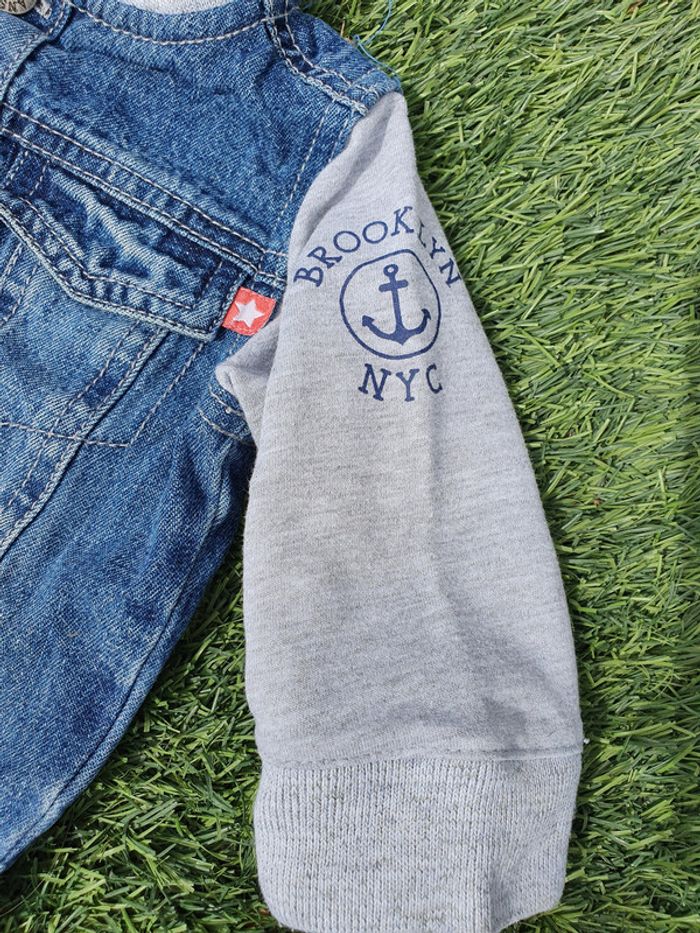 Veste bi matière - photo numéro 3