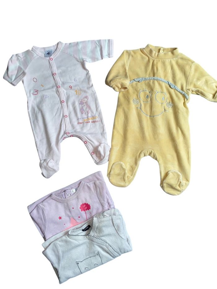 Lot pyjama bébé fille 1 mois