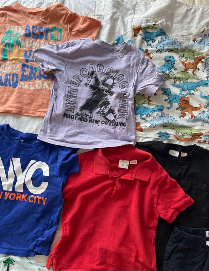 T-shirt et short garçon 4 ans (lot) - photo numéro 6